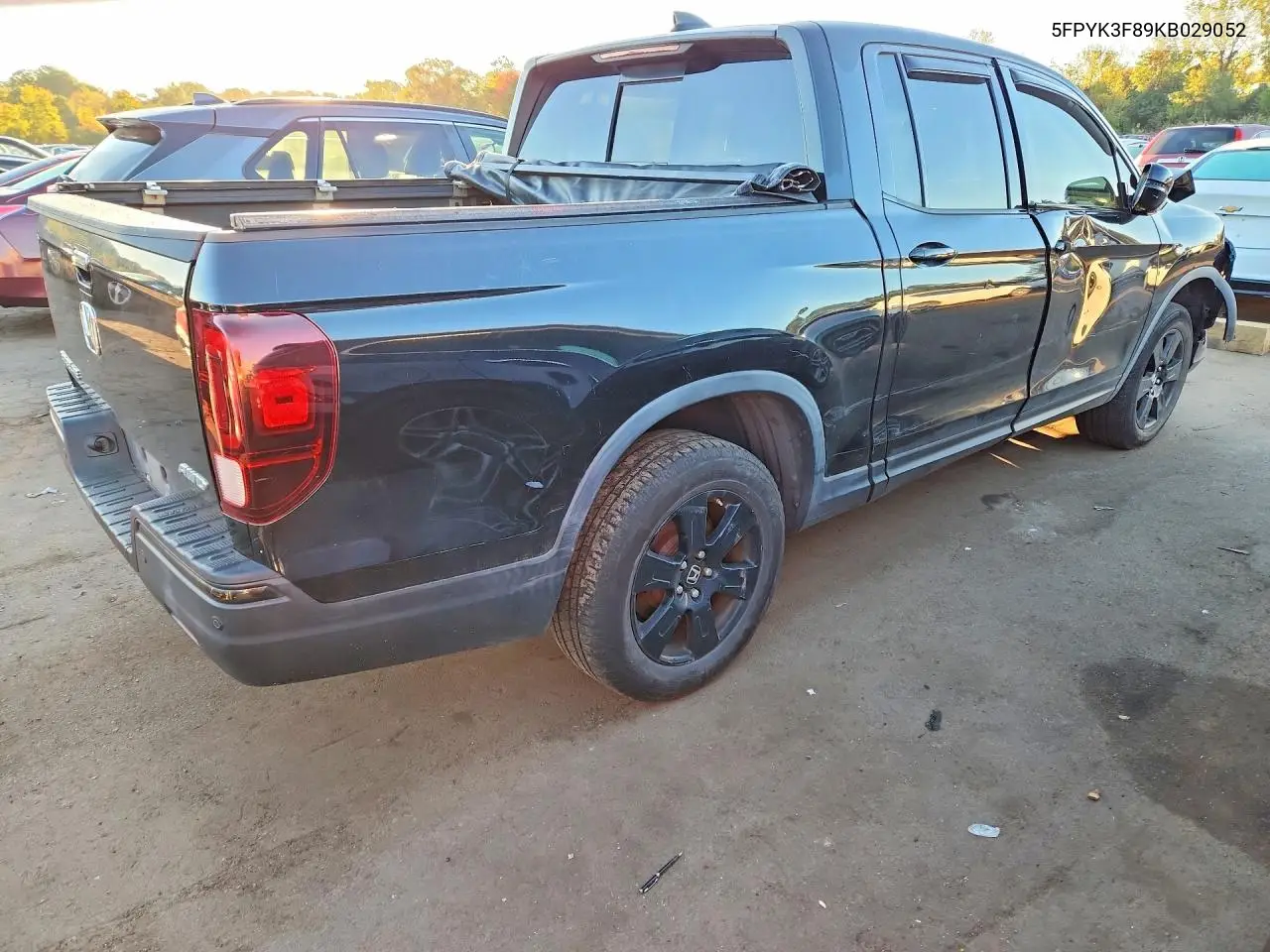 2019 HONDA RIDGELINE VIN 5FPYK3F89KB029052 — фото 3