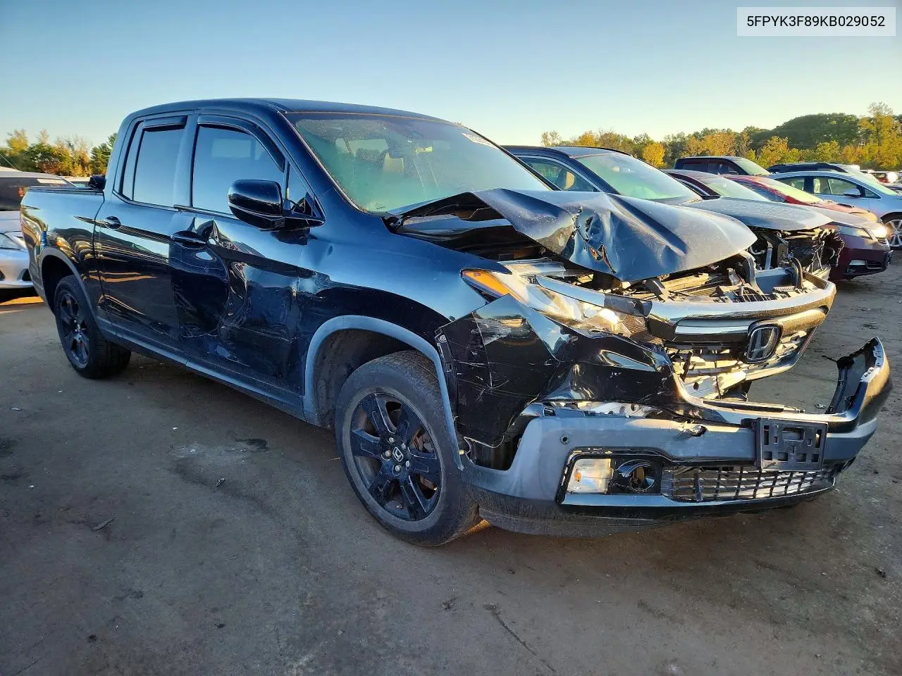 2019 HONDA RIDGELINE VIN 5FPYK3F89KB029052 — фото 4