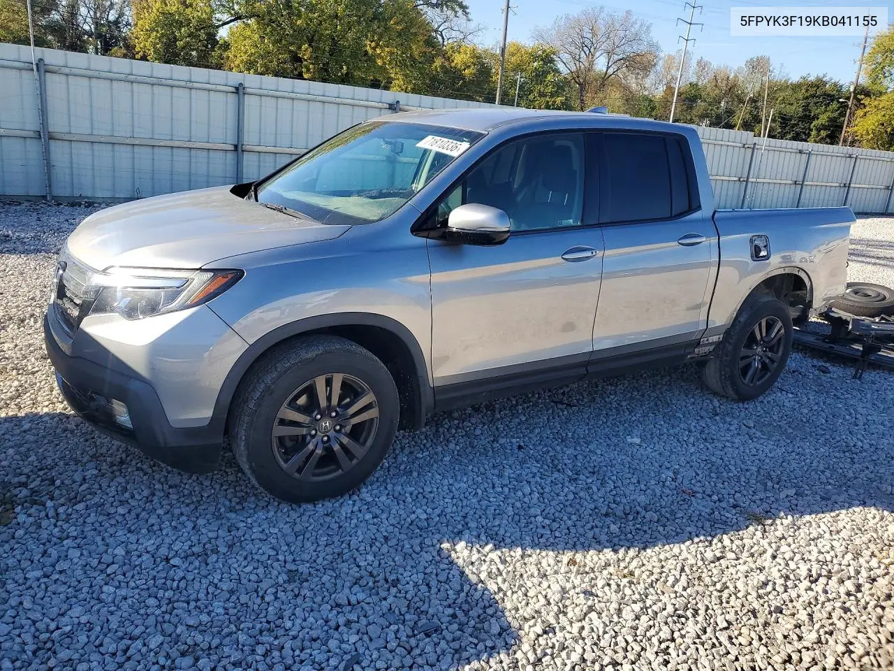HONDA RIDGELINE 2019, VIN 5FPYK3F19KB041155