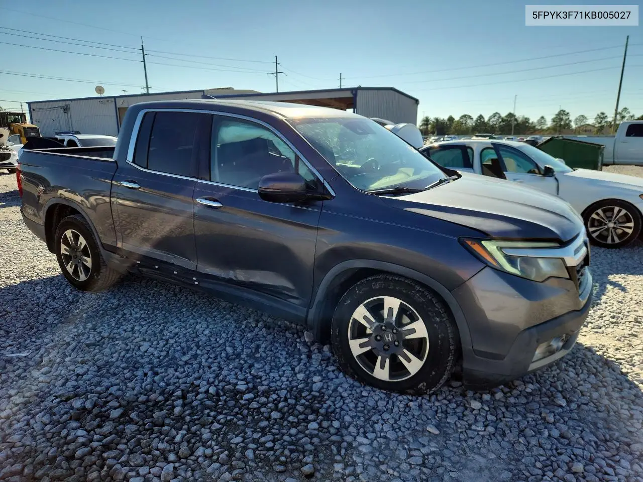 2019 HONDA RIDGELINE VIN 5FPYK3F71KB005027 — фото 4