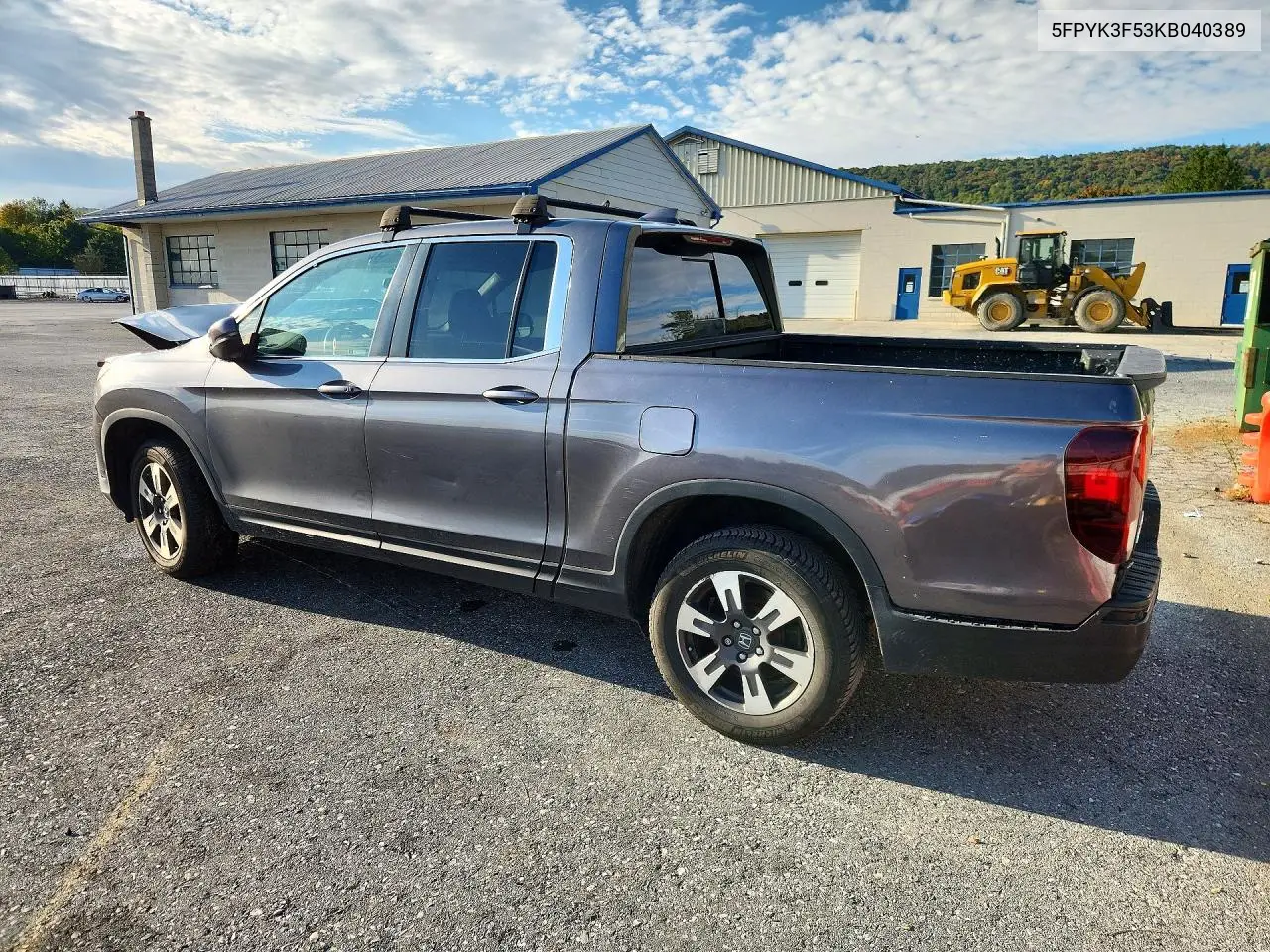 2019 HONDA RIDGELINE VIN 5FPYK3F53KB040389 — фото 2