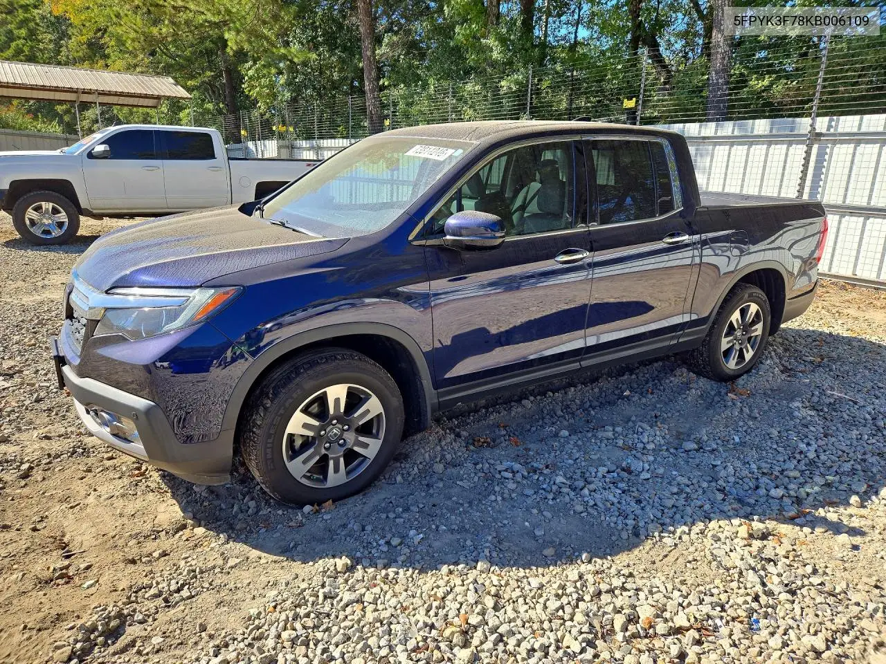 HONDA RIDGELINE 2019, VIN 5FPYK3F78KB006109