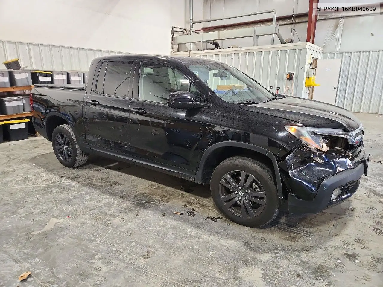 2019 HONDA RIDGELINE VIN 5FPYK3F16KB040609 — фото 4