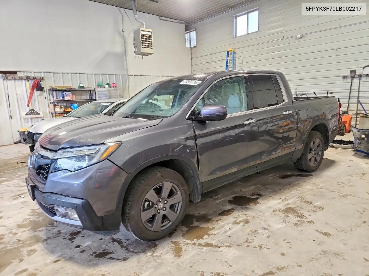 HONDA RIDGELINE 2020, VIN 5FPYK3F70LB002217