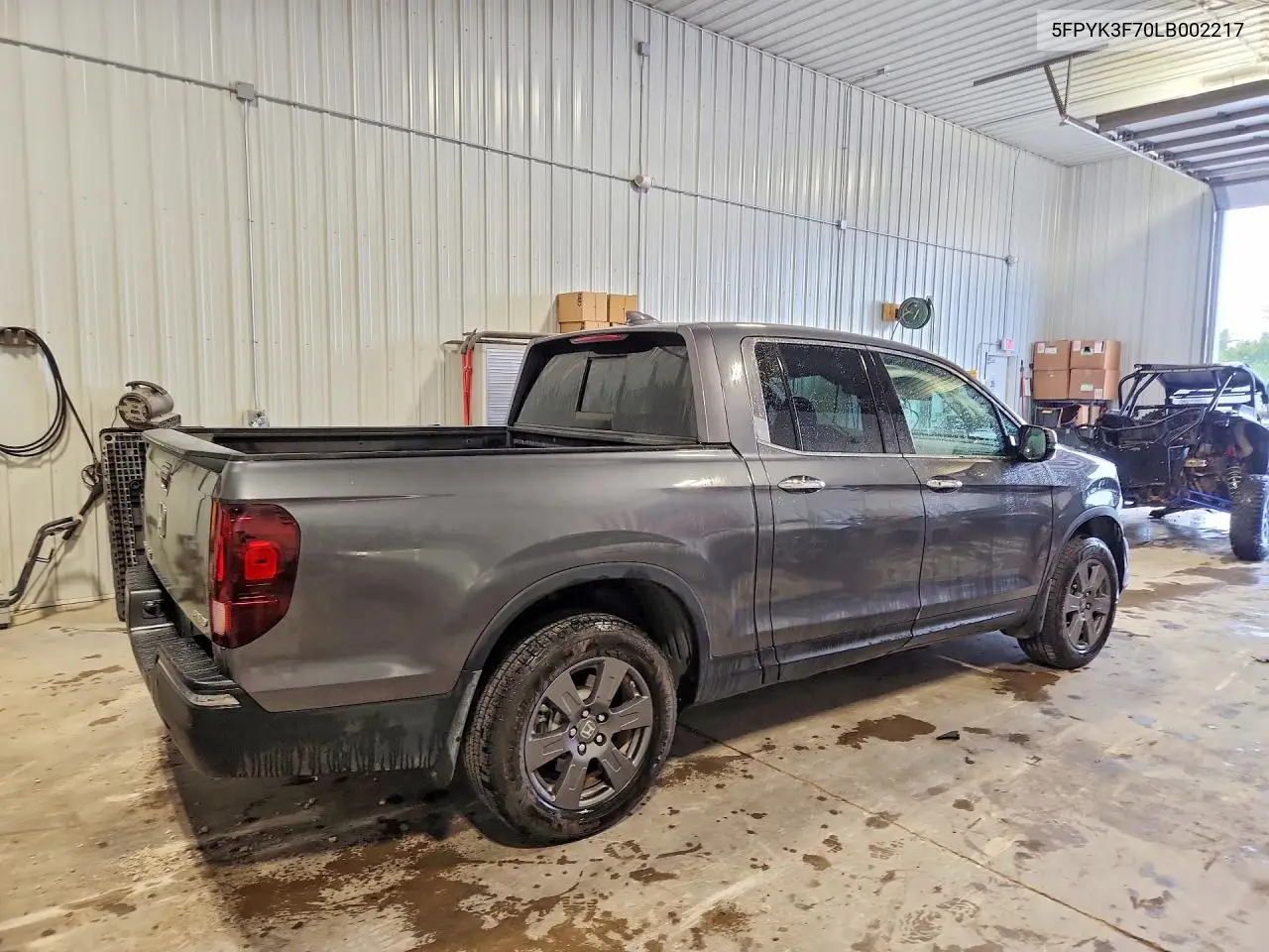 2020 HONDA RIDGELINE VIN 5FPYK3F70LB002217 — фото 3