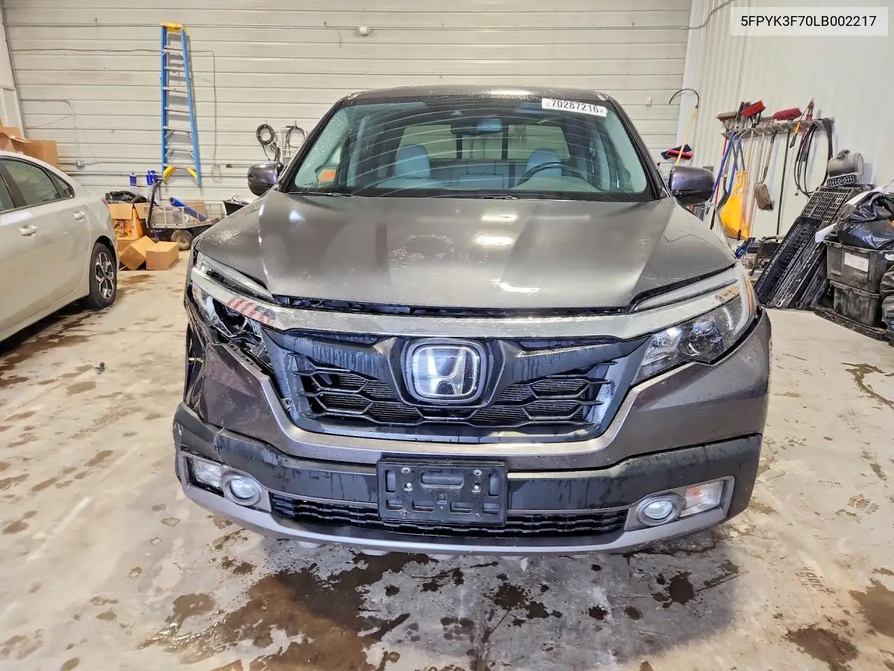 2020 HONDA RIDGELINE VIN 5FPYK3F70LB002217 — фото 5