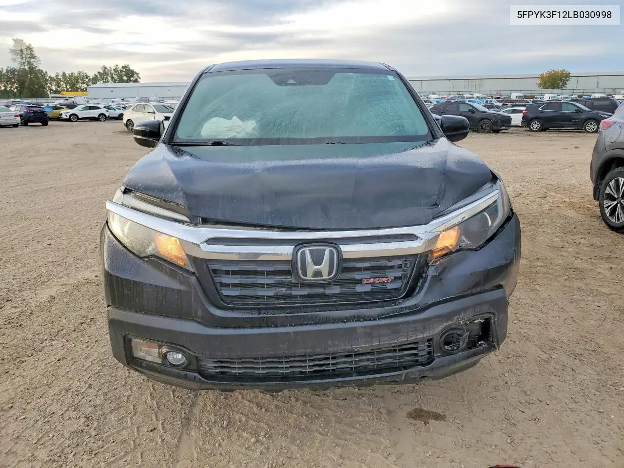 2020 HONDA RIDGELINE VIN 5FPYK3F12LB030998 — фото 5