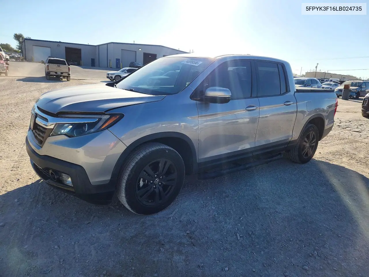 HONDA RIDGELINE 2020, VIN 5FPYK3F16LB024735