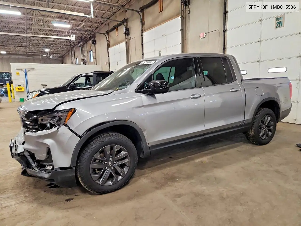 HONDA RIDGELINE 2021, VIN 5FPYK3F11MB015586