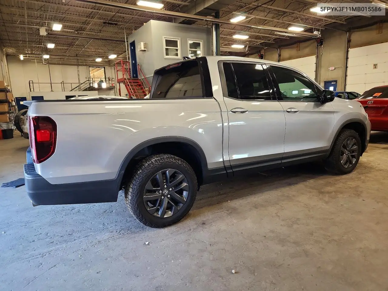 2021 HONDA RIDGELINE VIN 5FPYK3F11MB015586 — фото 3