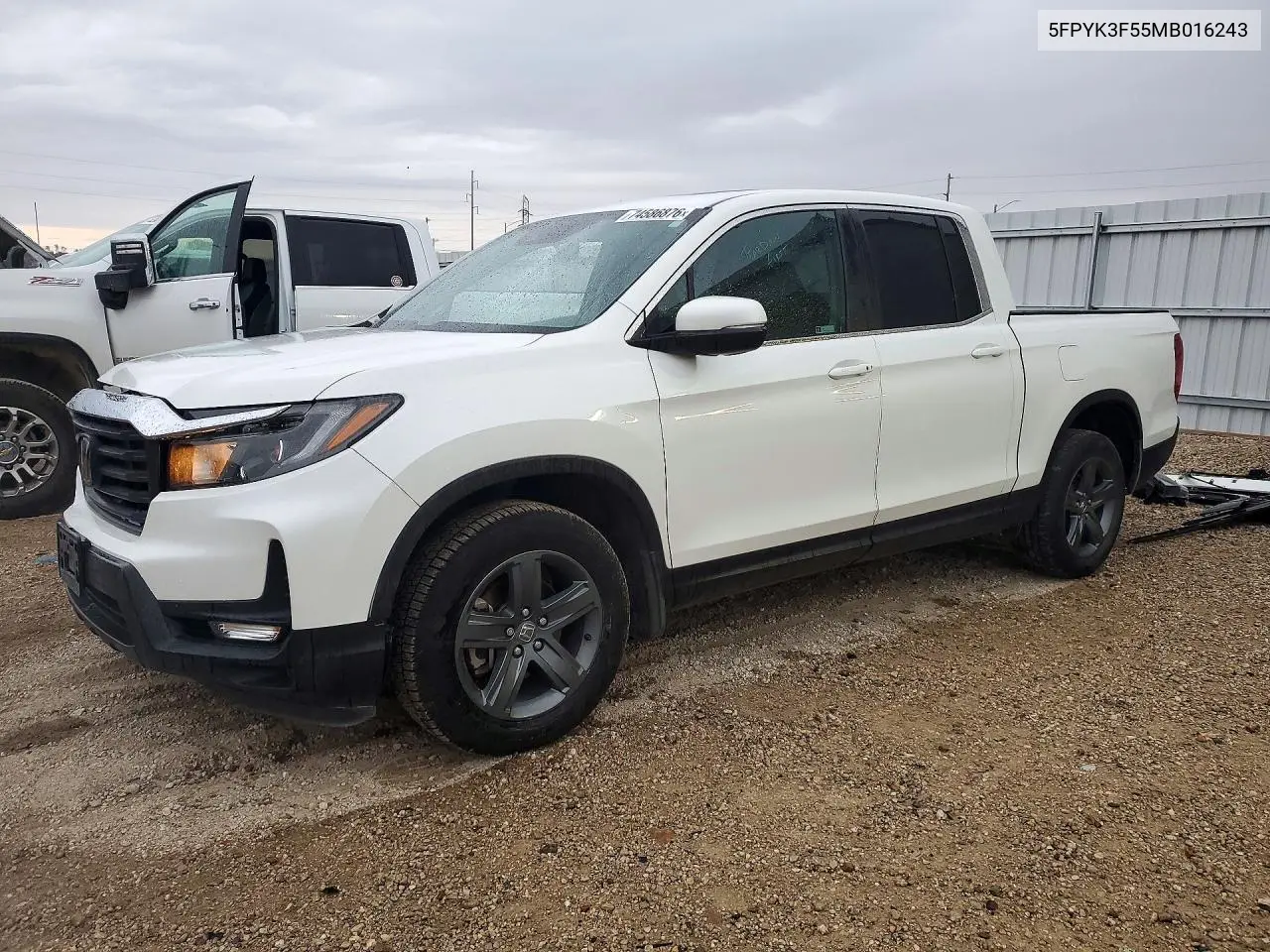 HONDA RIDGELINE 2021, VIN 5FPYK3F55MB016243
