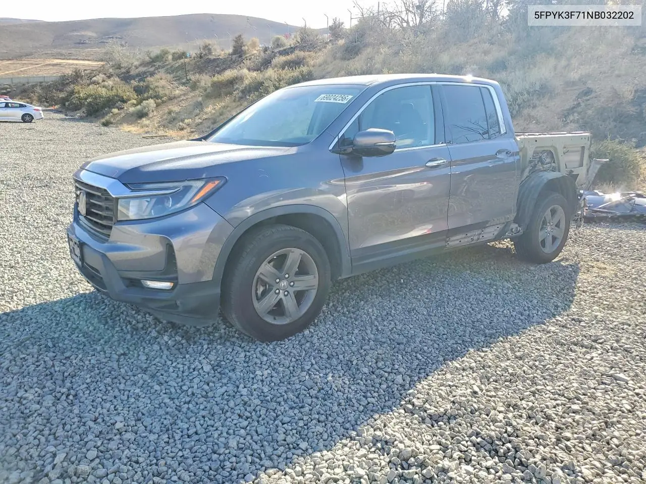 HONDA RIDGELINE 2022, VIN 5FPYK3F71NB032202