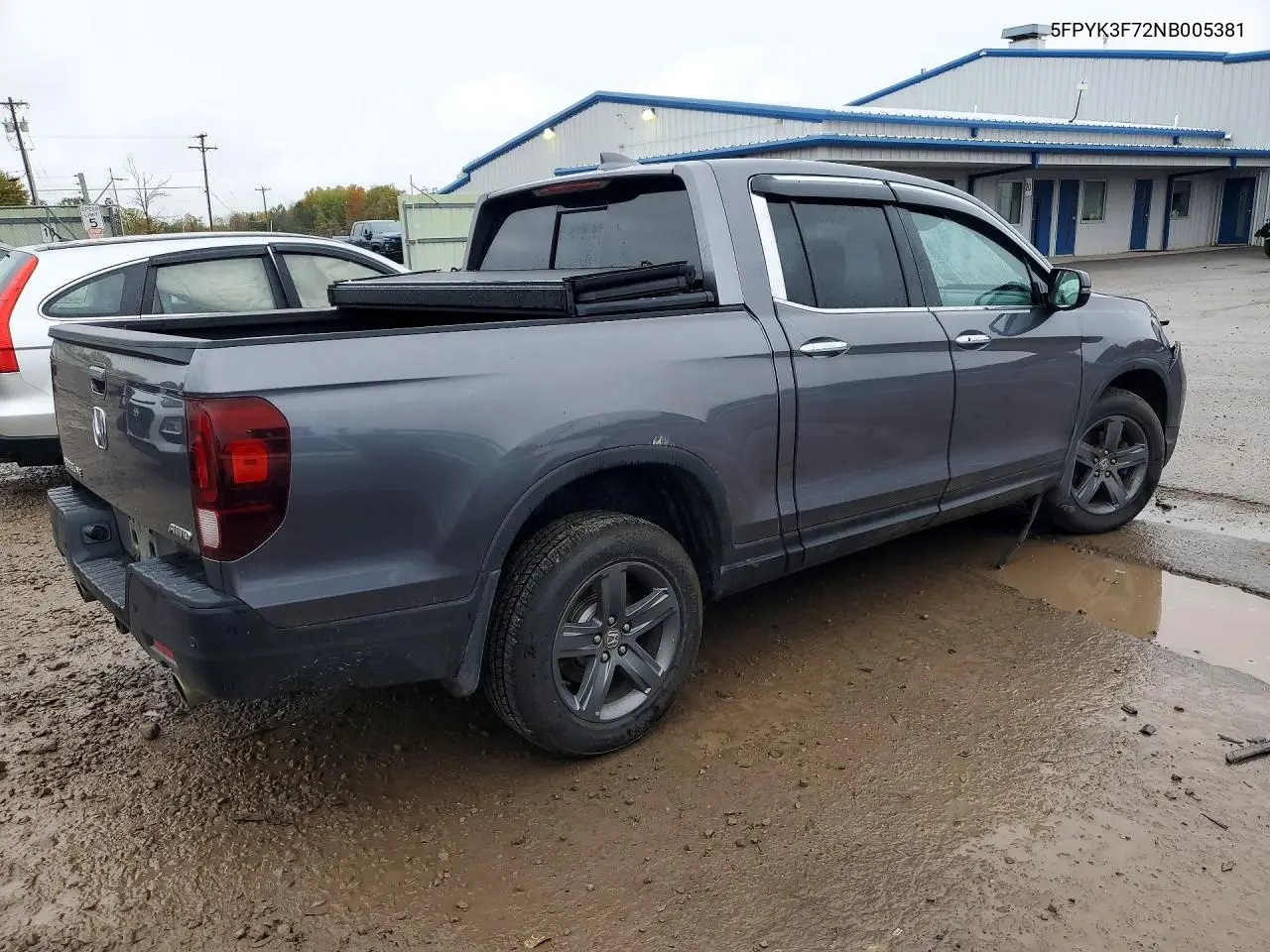 2022 HONDA RIDGELINE VIN 5FPYK3F72NB005381 — фото 3