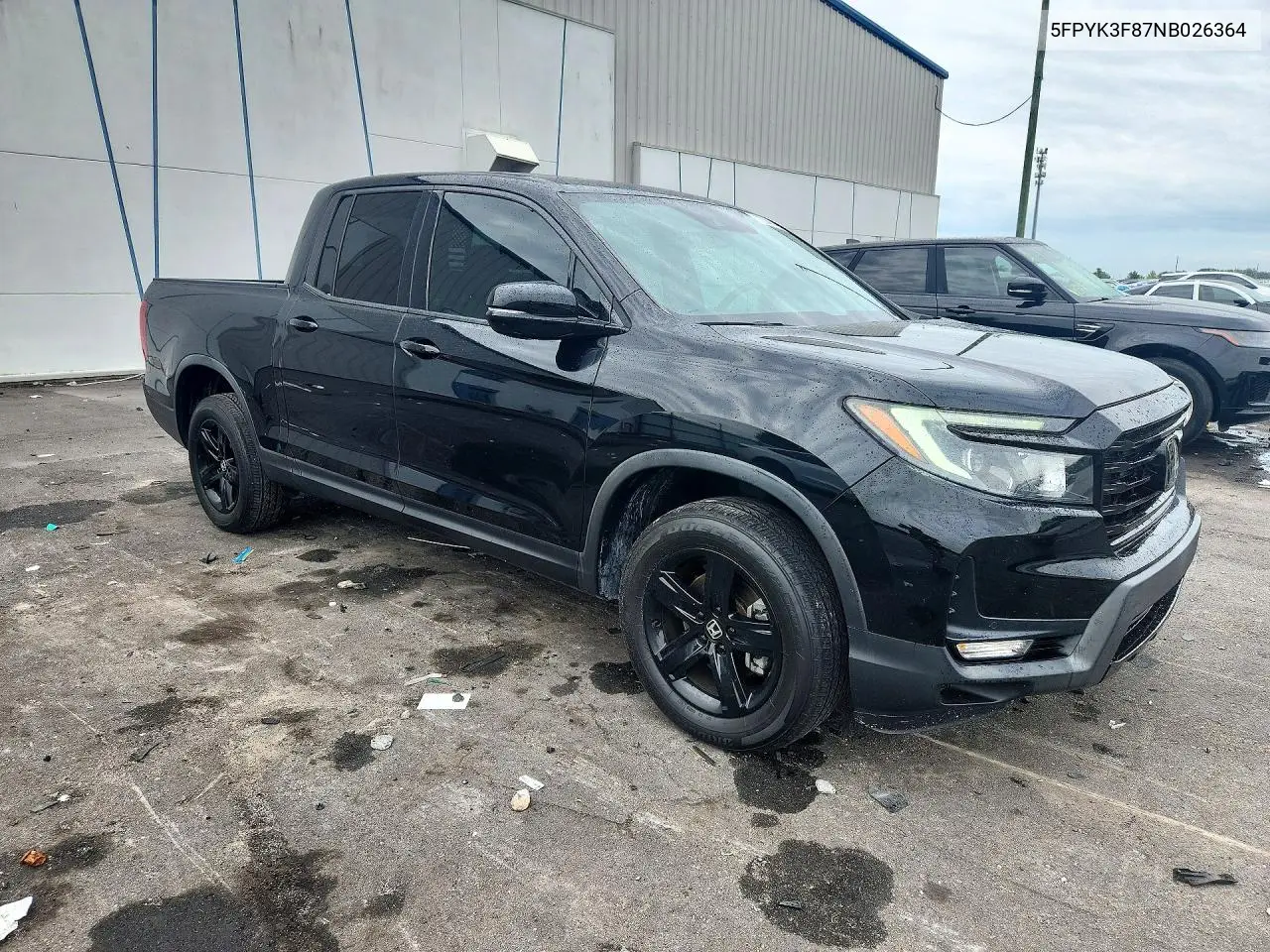 2022 HONDA RIDGELINE VIN 5FPYK3F87NB026364 — фото 4