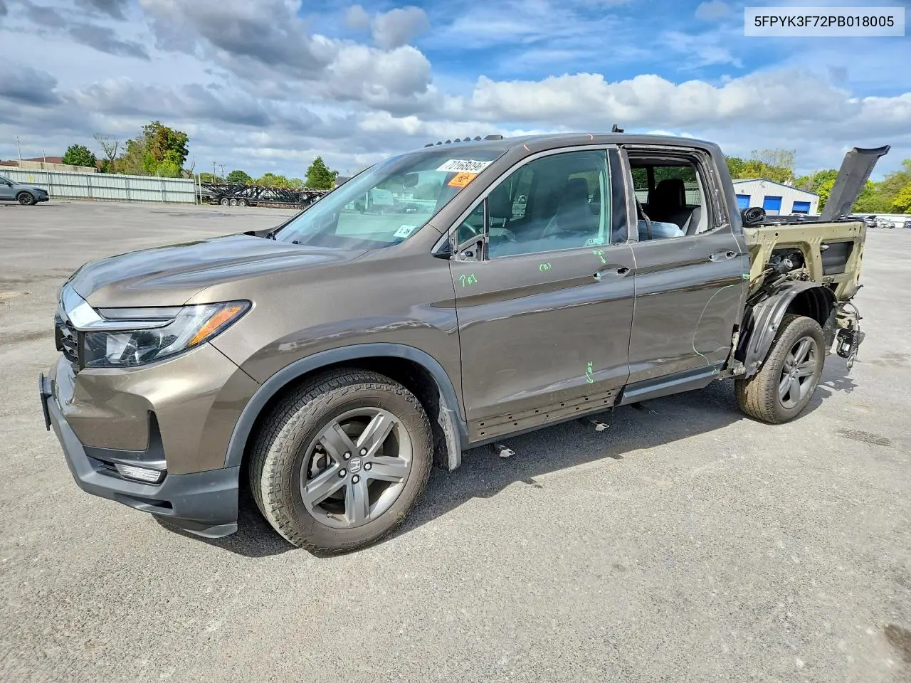 HONDA RIDGELINE 2023, VIN 5FPYK3F72PB018005