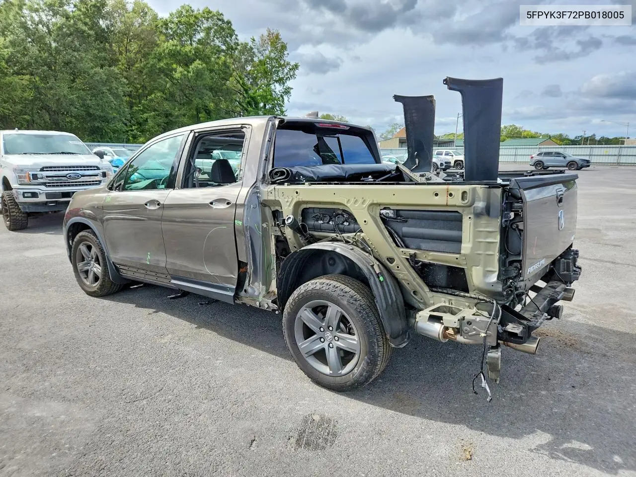 2023 HONDA RIDGELINE VIN 5FPYK3F72PB018005 — фото 2