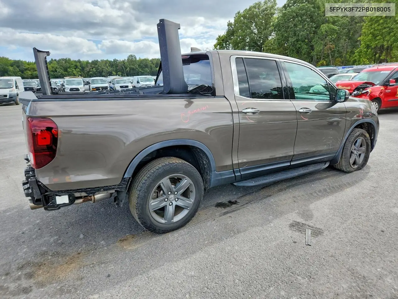 2023 HONDA RIDGELINE VIN 5FPYK3F72PB018005 — фото 3