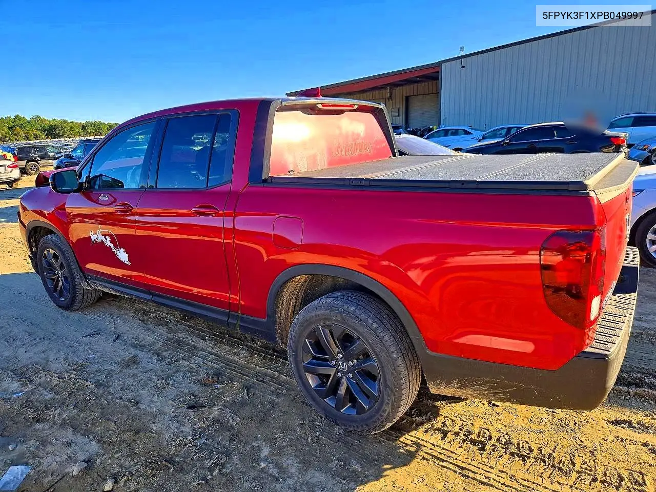 2023 HONDA RIDGELINE VIN 5FPYK3F1XPB049997 — фото 2