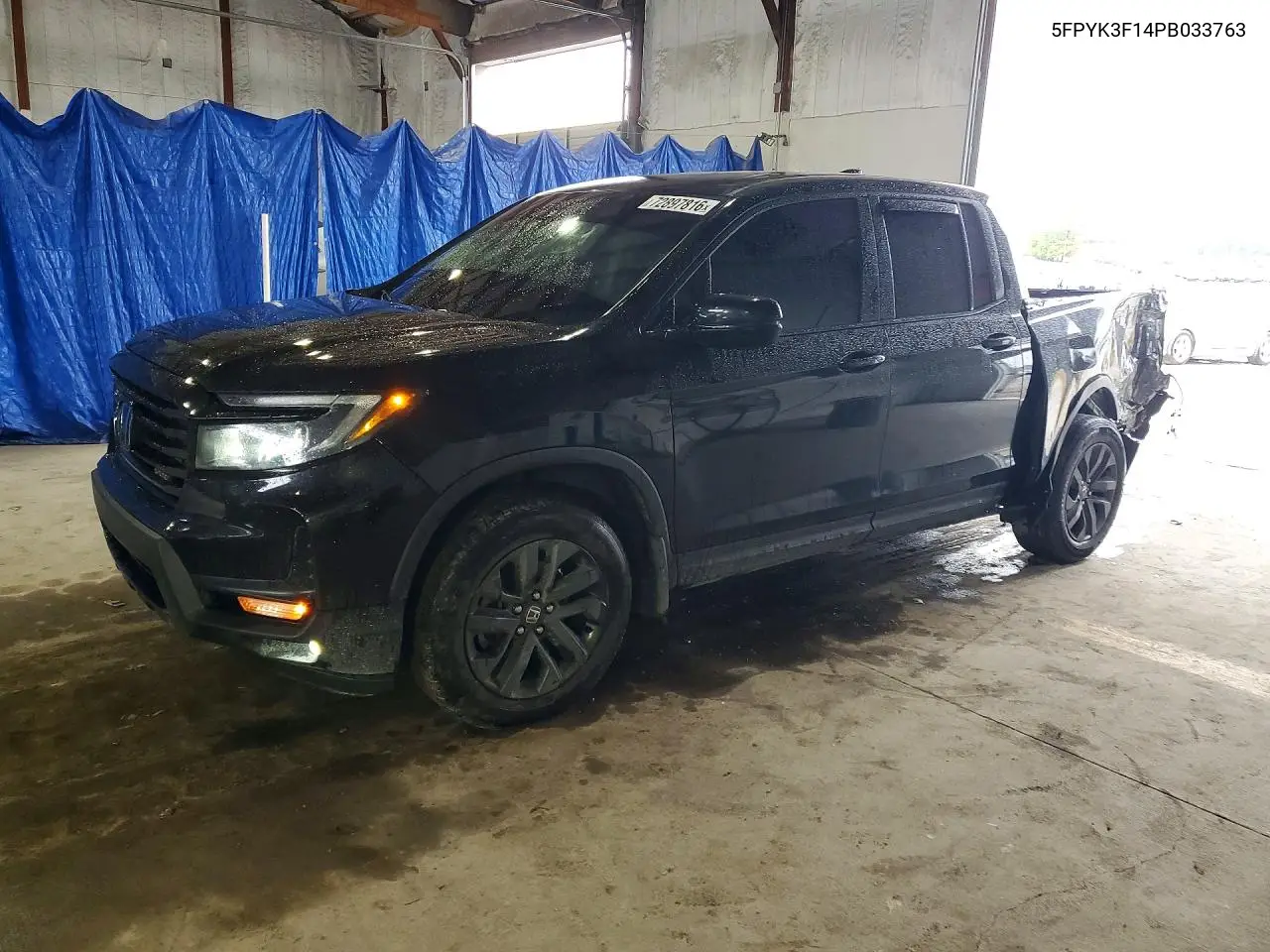 HONDA RIDGELINE 2023, VIN 5FPYK3F14PB033763