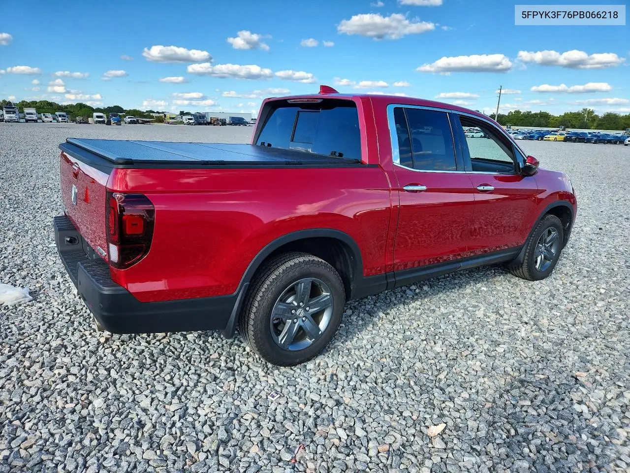 2023 HONDA RIDGELINE VIN 5FPYK3F76PB066218 — фото 3