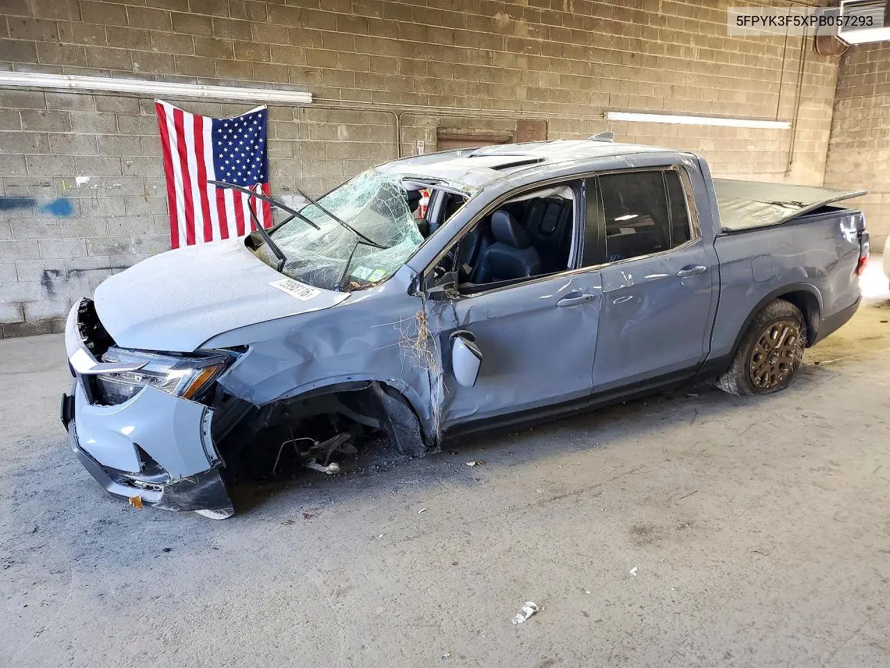HONDA RIDGELINE 2023, VIN 5FPYK3F5XPB057293