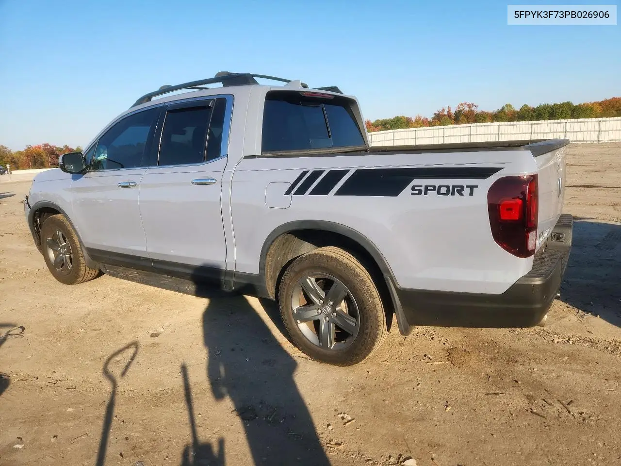 HONDA RIDGELINE 2023, VIN 5FPYK3F73PB026906