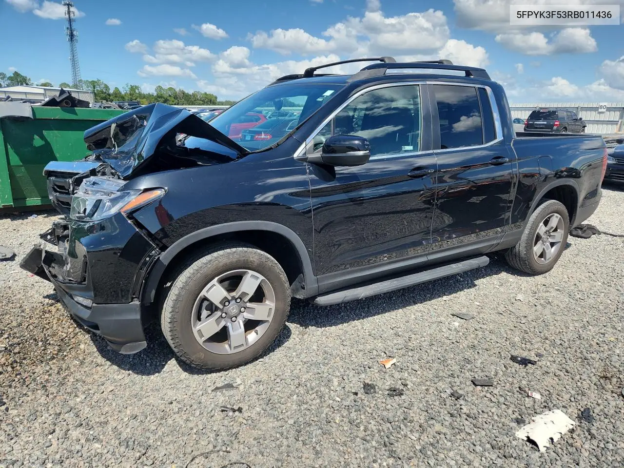 HONDA RIDGELINE 2024, VIN 5FPYK3F53RB011436