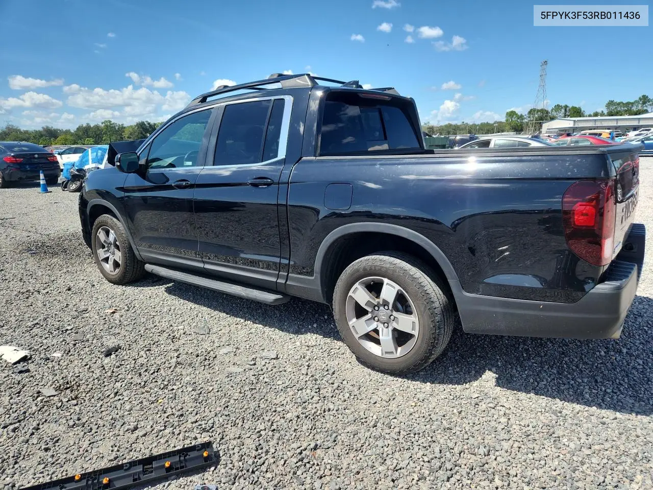2024 HONDA RIDGELINE VIN 5FPYK3F53RB011436 — фото 2