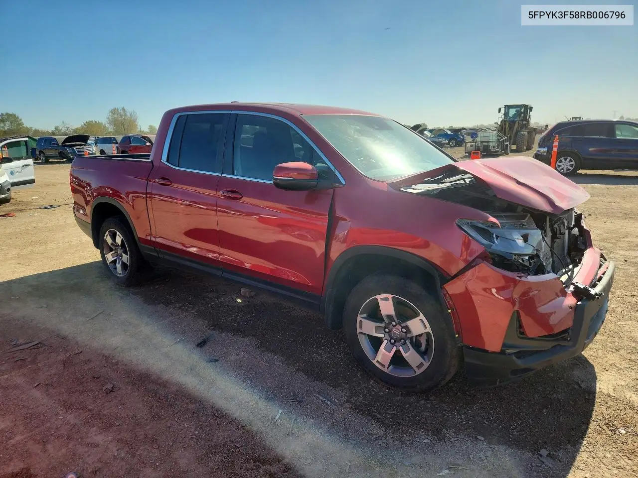 2024 HONDA RIDGELINE VIN 5FPYK3F58RB006796 — фото 4