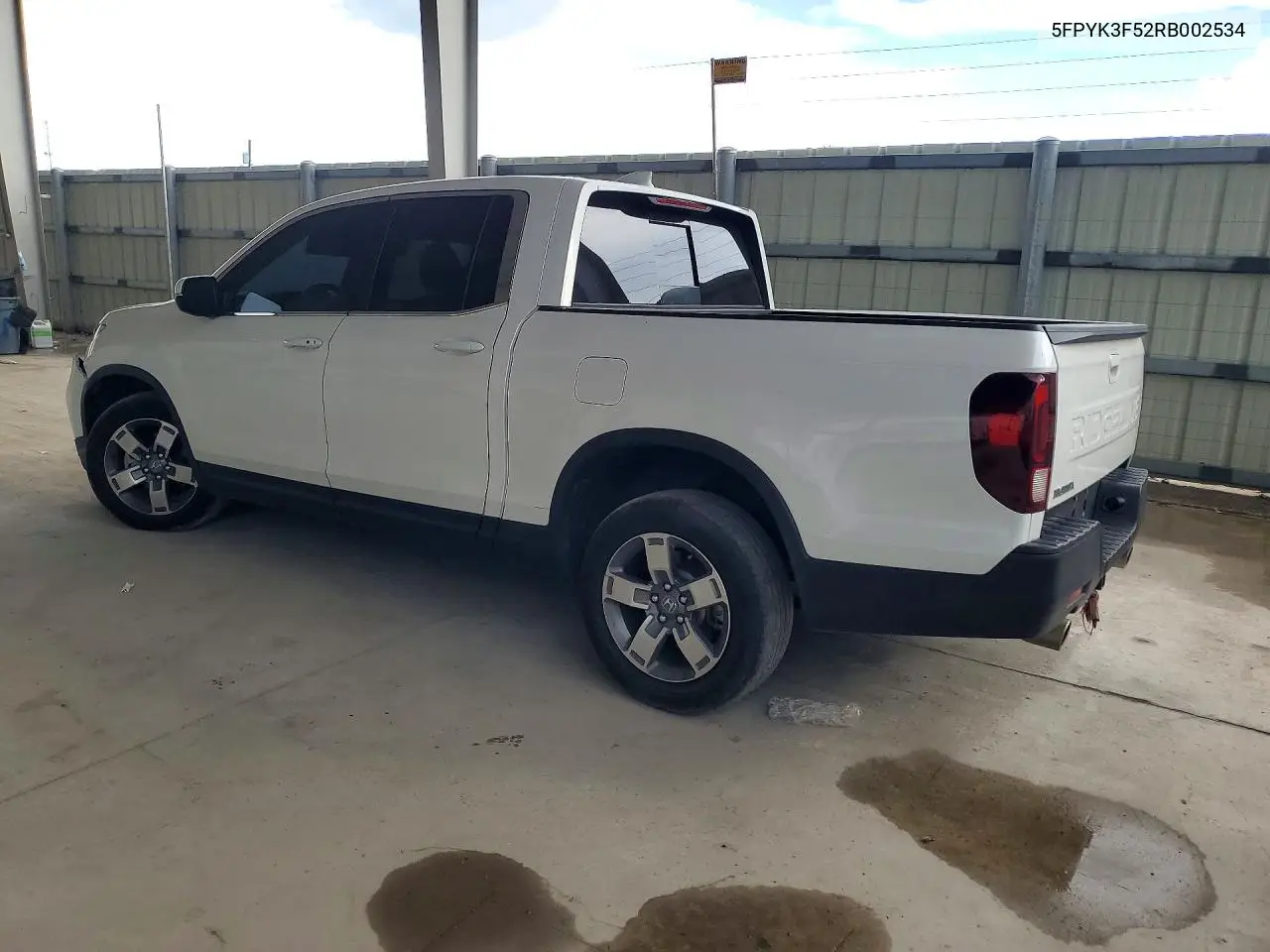 2024 HONDA RIDGELINE VIN 5FPYK3F52RB002534 — фото 2