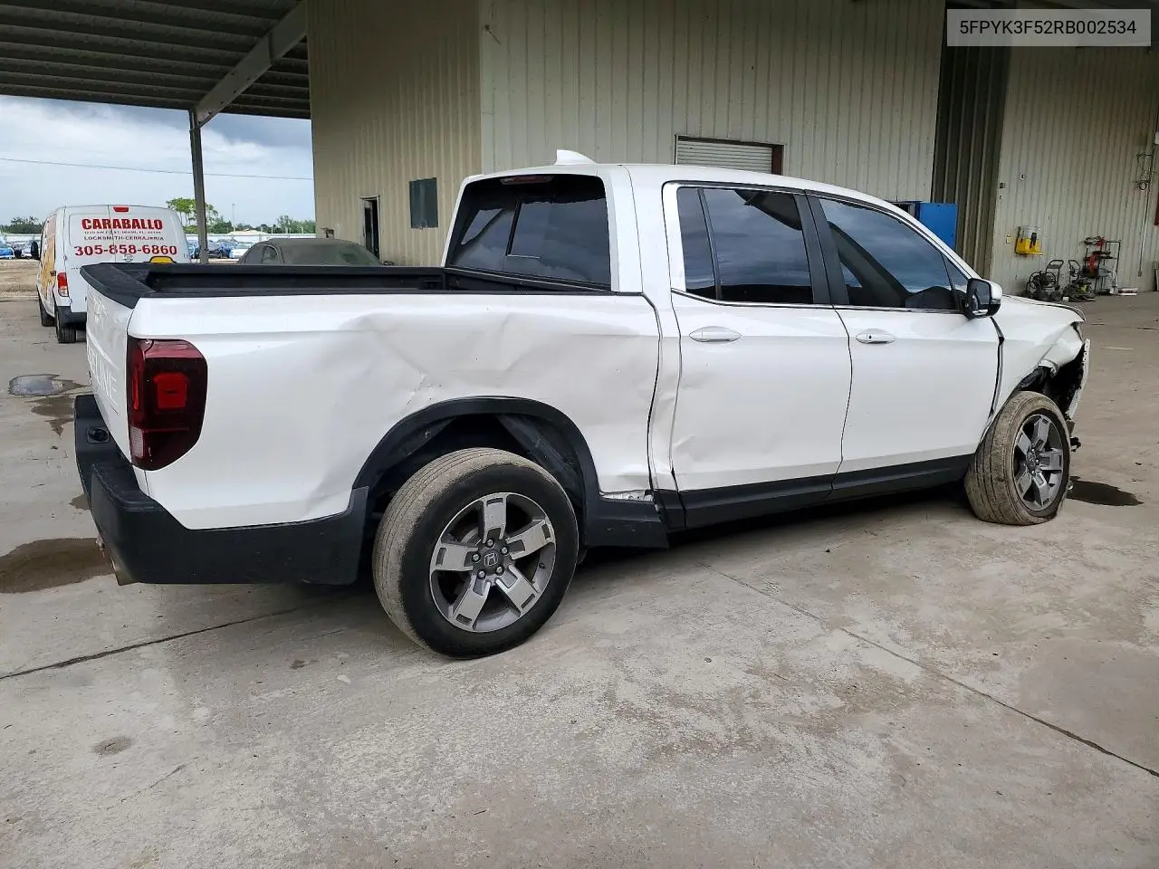 2024 HONDA RIDGELINE VIN 5FPYK3F52RB002534 — фото 3