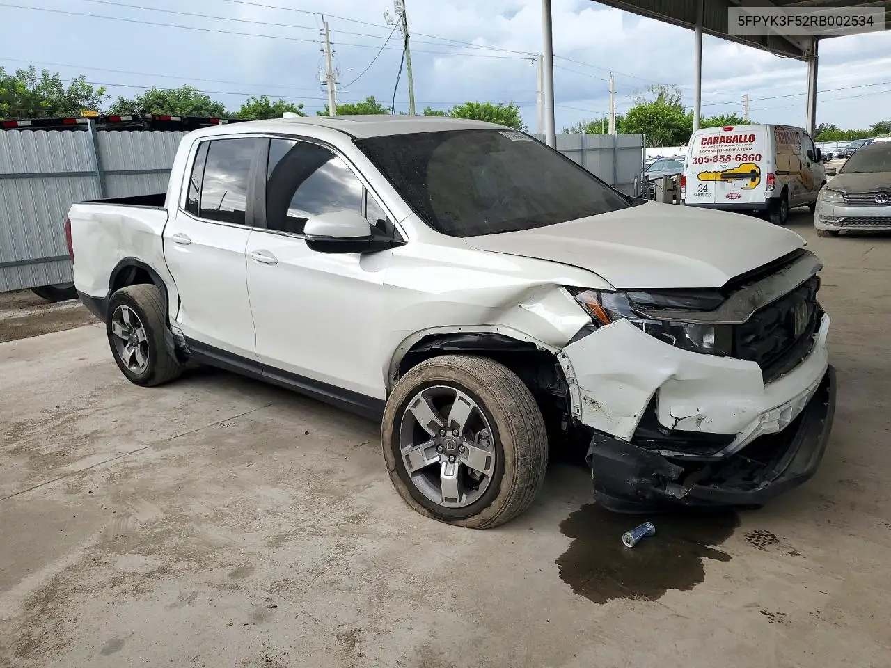 2024 HONDA RIDGELINE VIN 5FPYK3F52RB002534 — фото 4