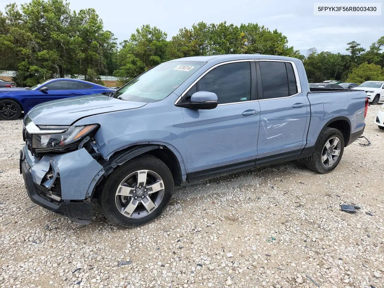 HONDA RIDGELINE 2024, VIN 5FPYK3F56RB003430