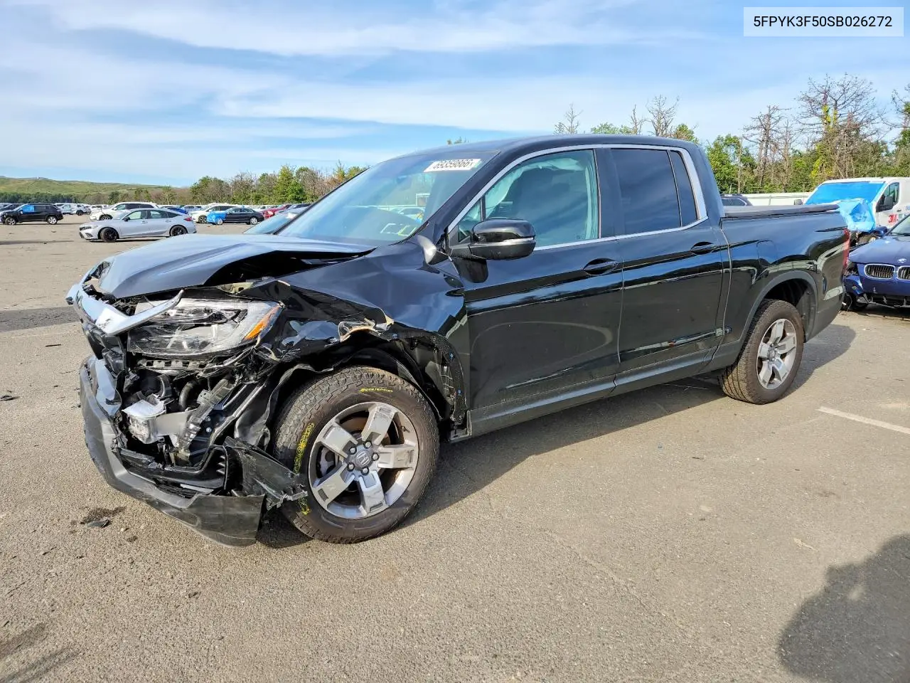 HONDA RIDGELINE 2025, VIN 5FPYK3F50SB026272
