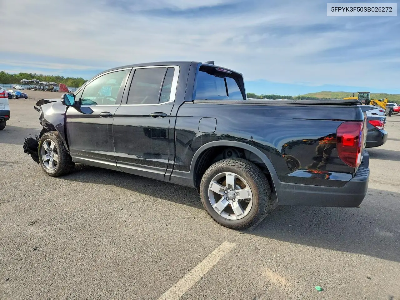 2025 HONDA RIDGELINE VIN 5FPYK3F50SB026272 — фото 2
