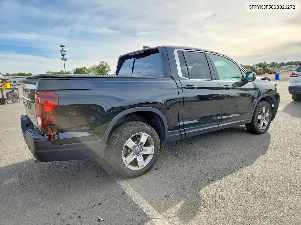 2025 HONDA RIDGELINE VIN 5FPYK3F50SB026272 — фото 3