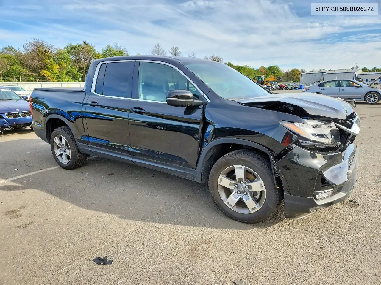 2025 HONDA RIDGELINE VIN 5FPYK3F50SB026272 — фото 4