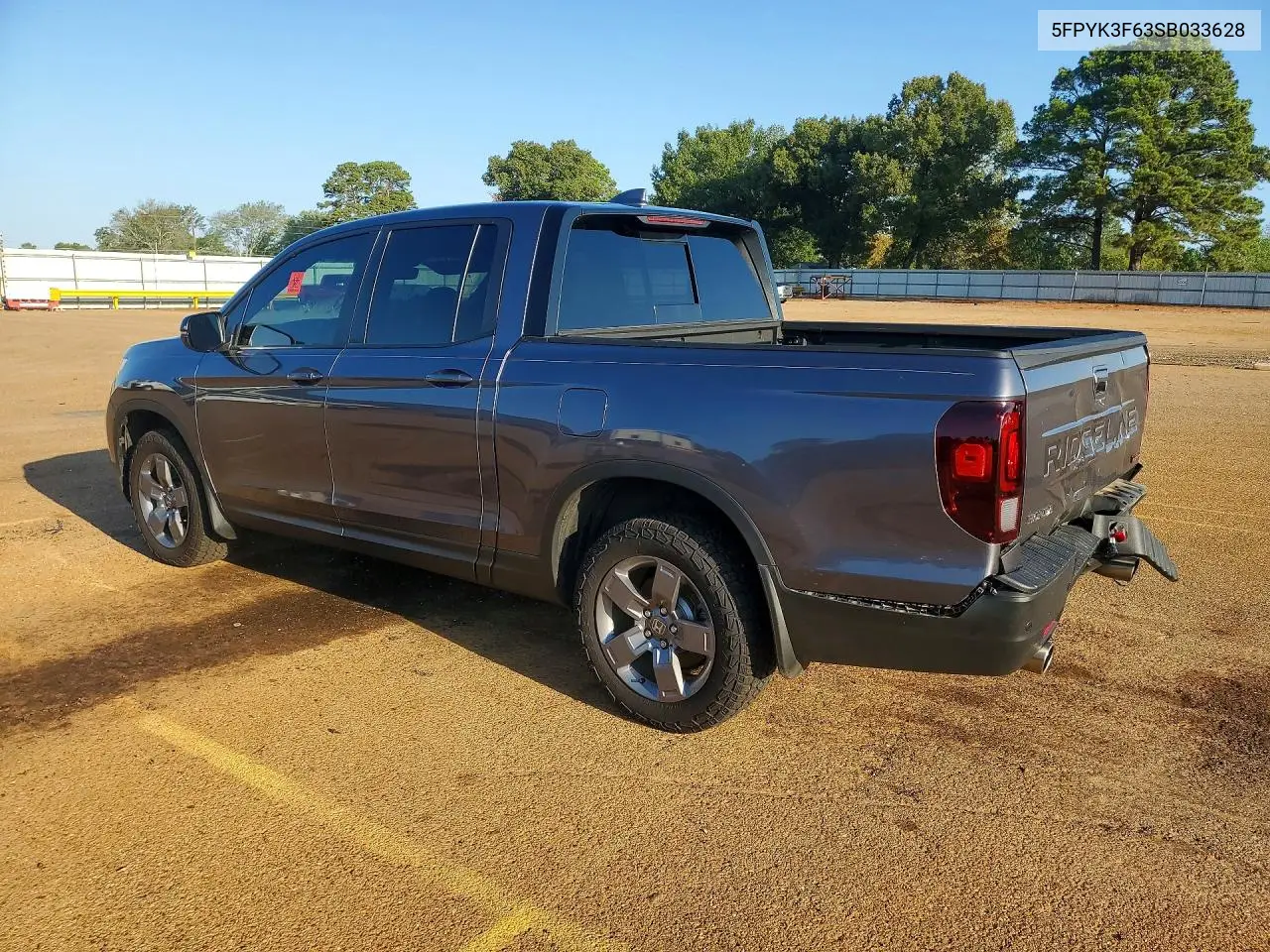 2025 HONDA RIDGELINE VIN 5FPYK3F63SB033628 — фото 2