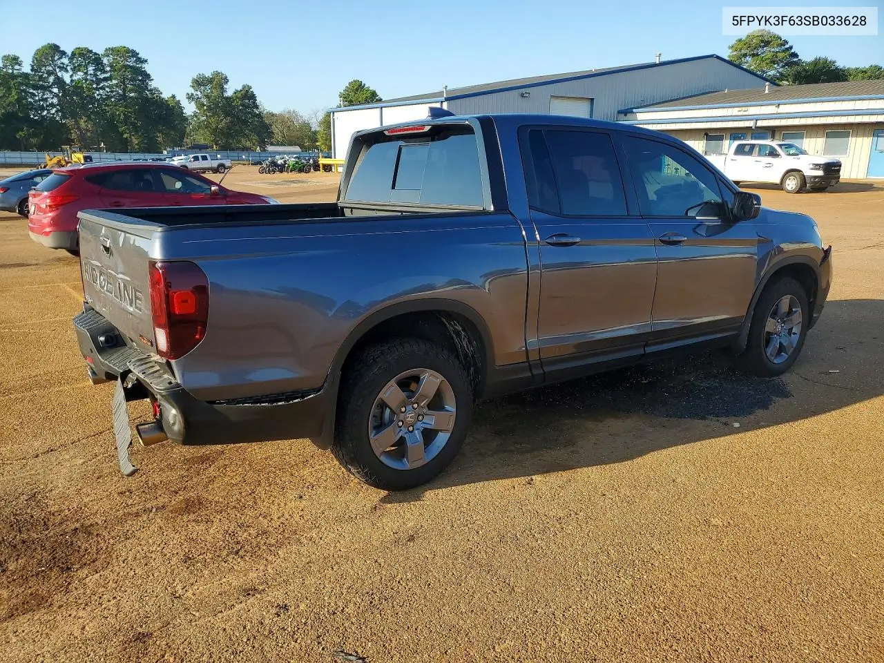 2025 HONDA RIDGELINE VIN 5FPYK3F63SB033628 — фото 3