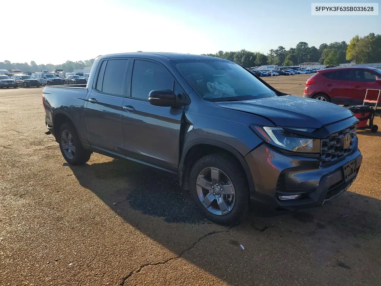 2025 HONDA RIDGELINE VIN 5FPYK3F63SB033628 — фото 4