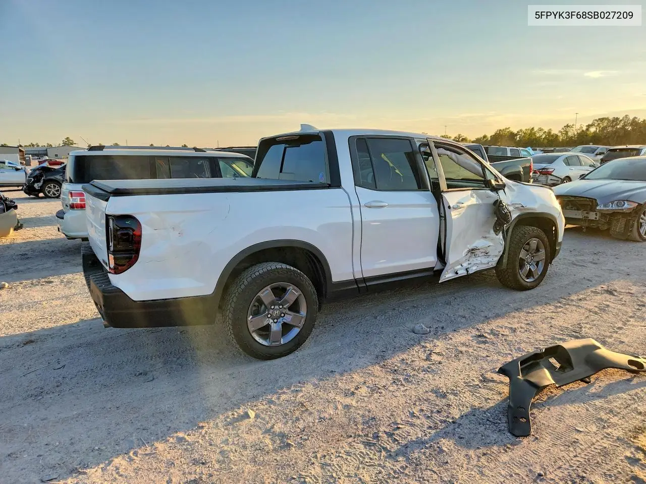 2025 HONDA RIDGELINE VIN 5FPYK3F68SB027209 — фото 3