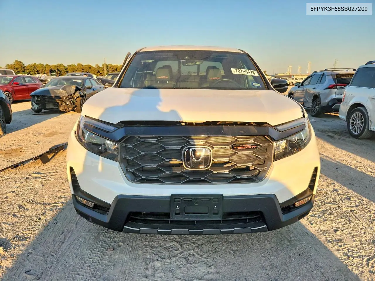 2025 HONDA RIDGELINE VIN 5FPYK3F68SB027209 — фото 5
