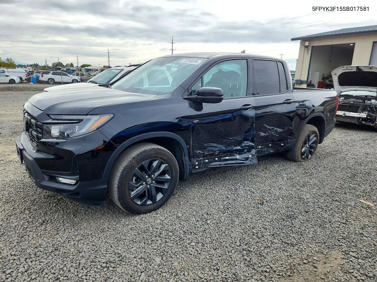 HONDA RIDGELINE 2025, VIN 5FPYK3F15SB017581