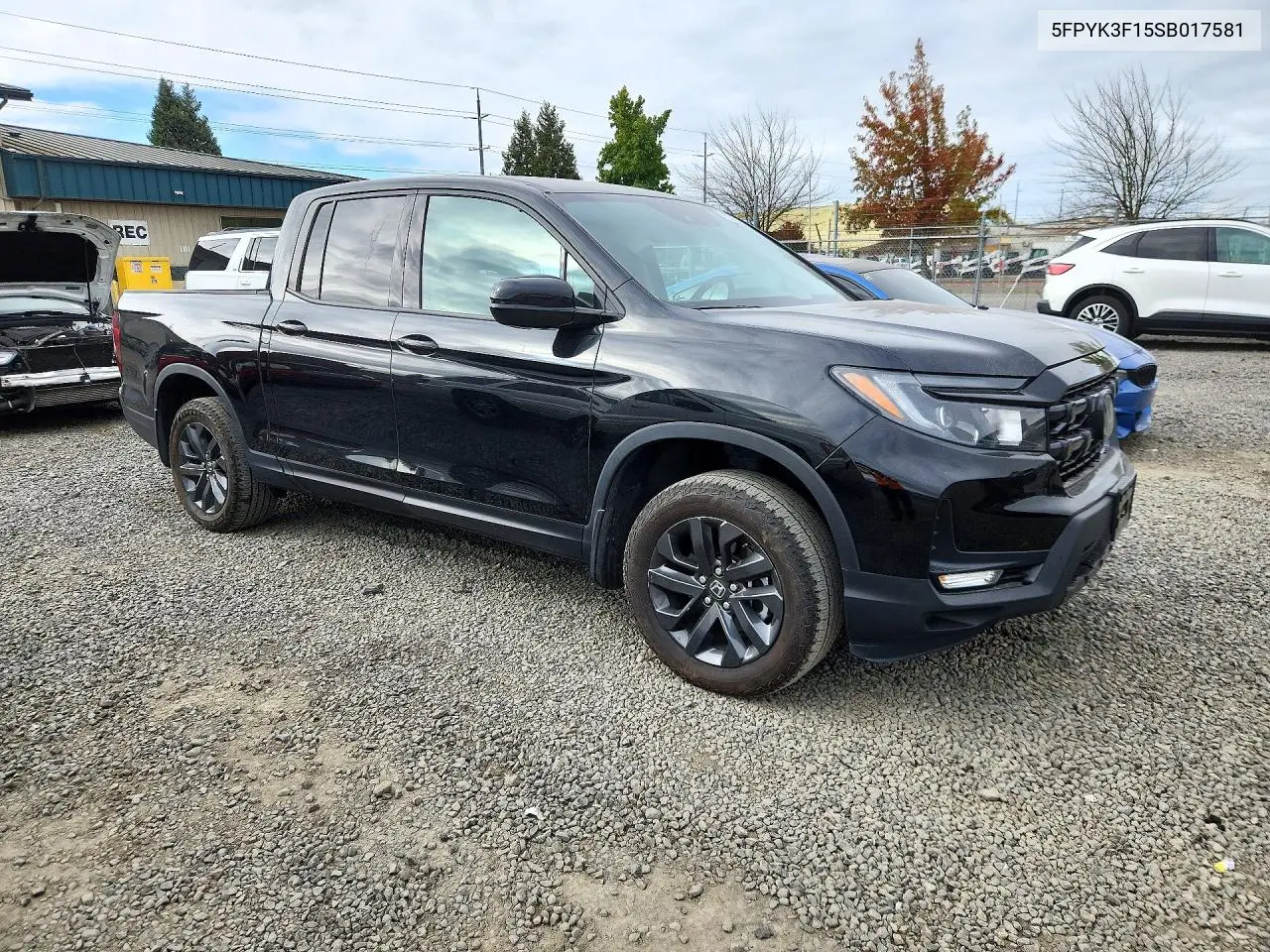 2025 HONDA RIDGELINE VIN 5FPYK3F15SB017581 — фото 4