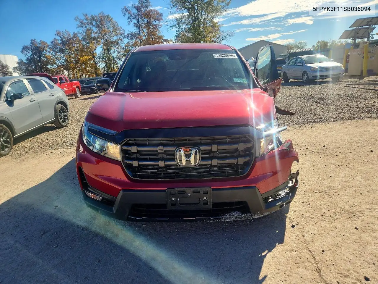 2025 HONDA RIDGELINE VIN 5FPYK3F11SB036094 — фото 5