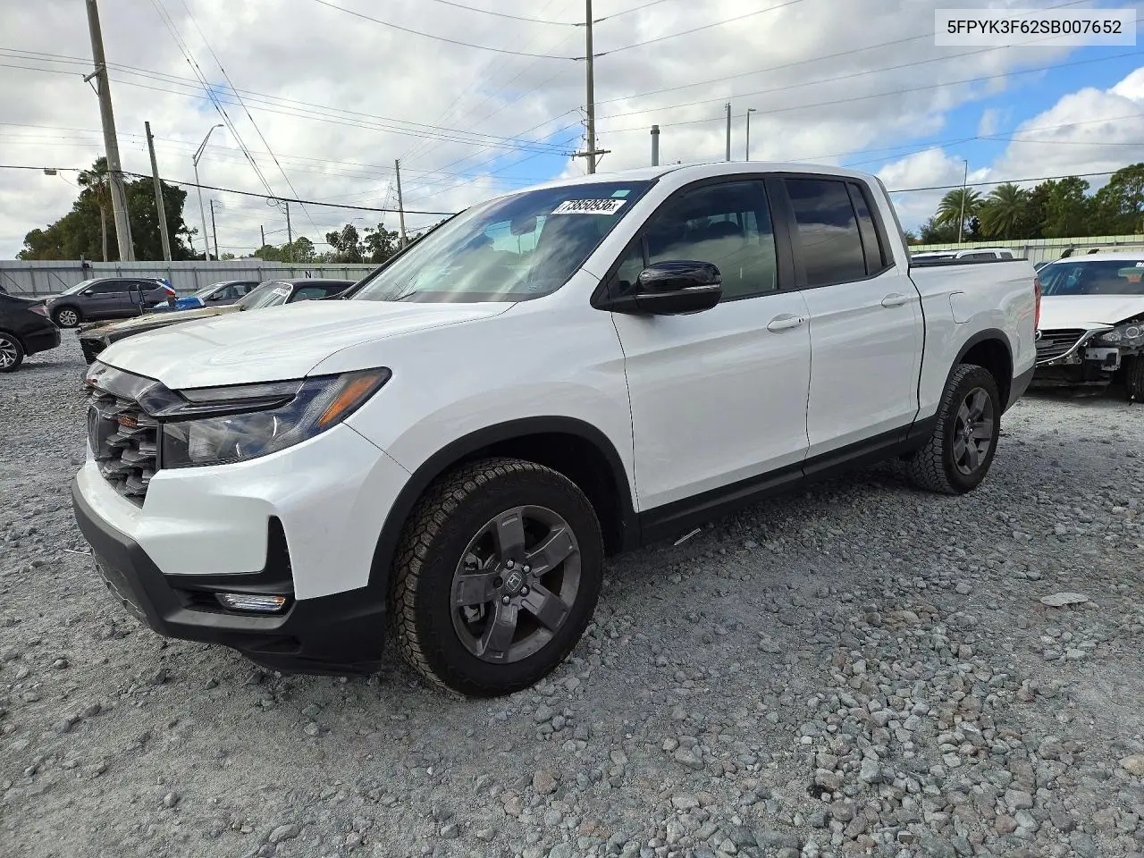 HONDA RIDGELINE 2025, VIN 5FPYK3F62SB007652