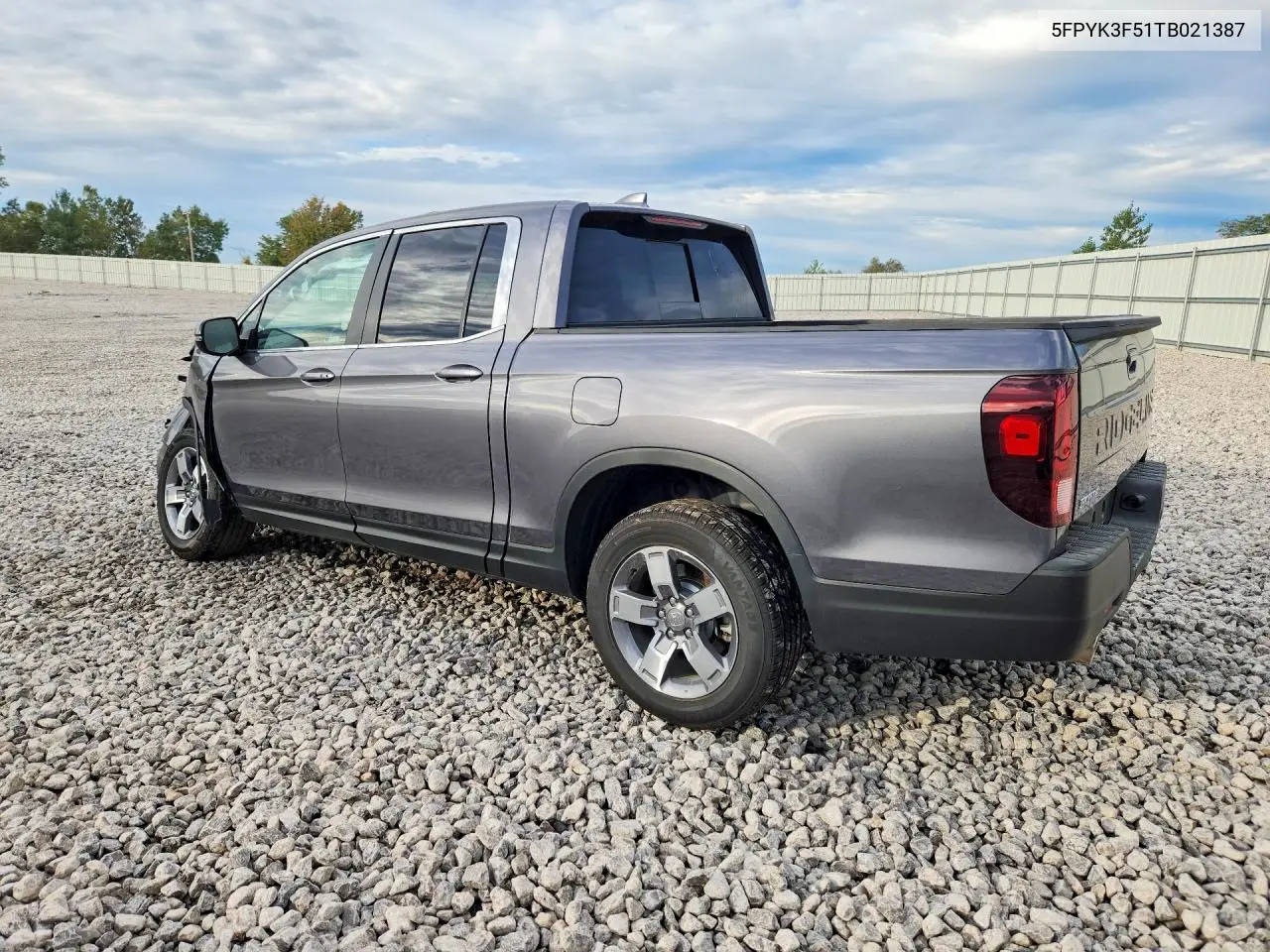 2026 HONDA RIDGELINE VIN 5FPYK3F51TB021387 — фото 2