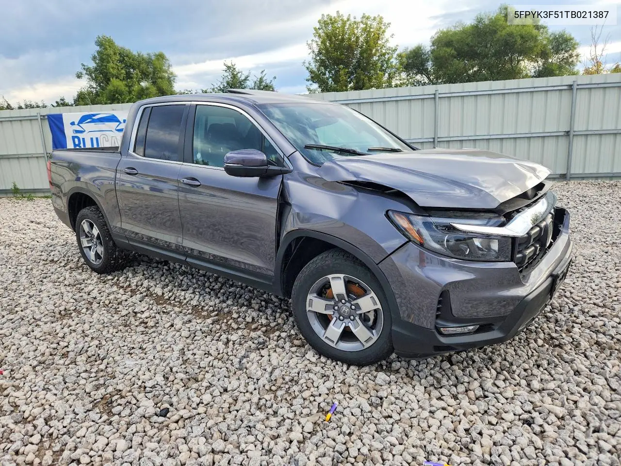 2026 HONDA RIDGELINE VIN 5FPYK3F51TB021387 — фото 4