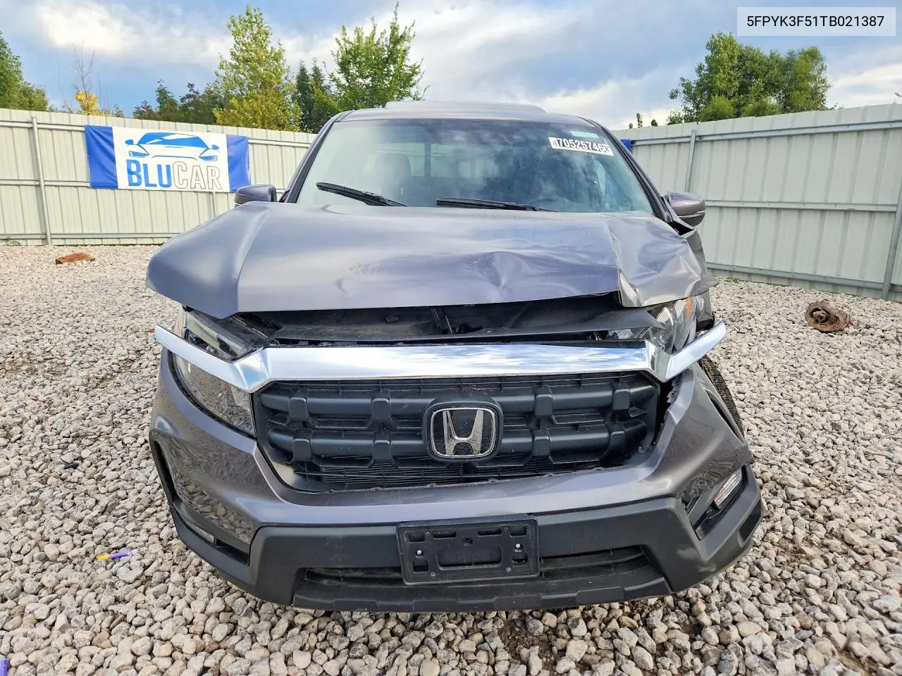2026 HONDA RIDGELINE VIN 5FPYK3F51TB021387 — фото 5