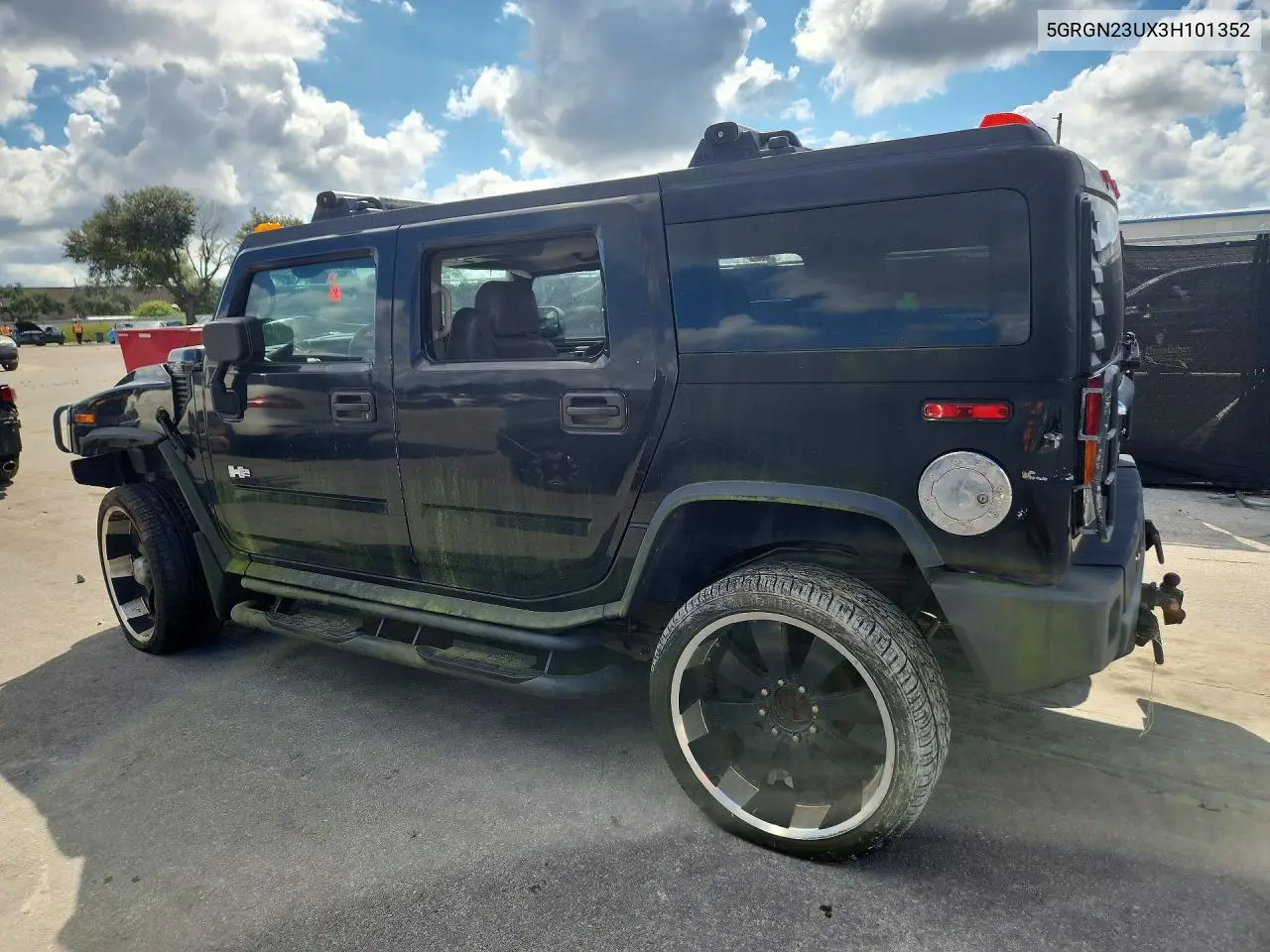 2003 HUMMER H2 VIN 5GRGN23UX3H101352 — фото 2